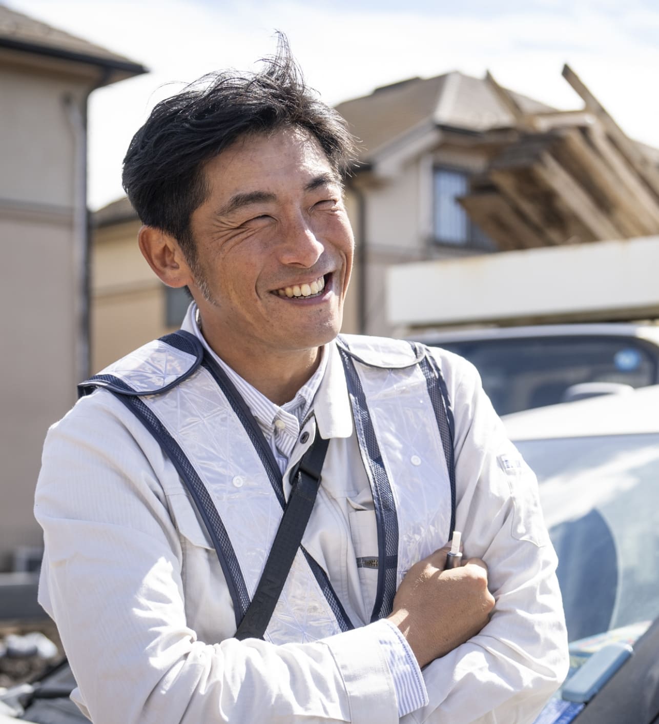 ここで暮らす人たちの幸せに貢献できる仕事です。